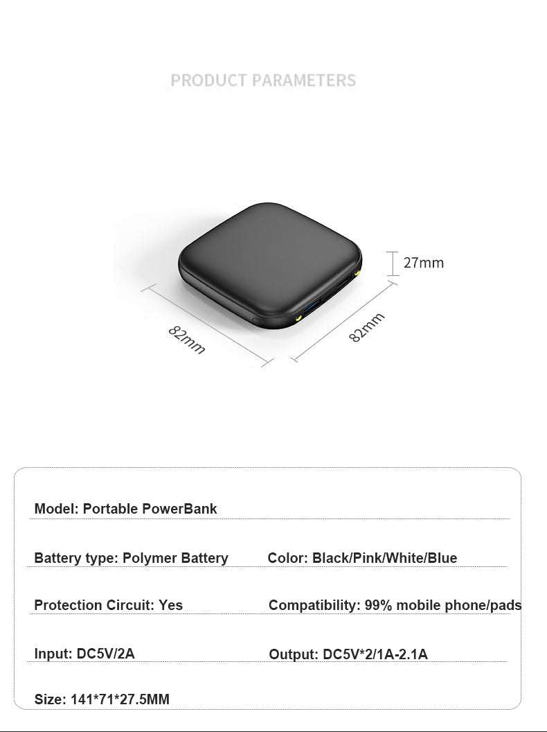 The Powerbank Deluxe 12000mAh