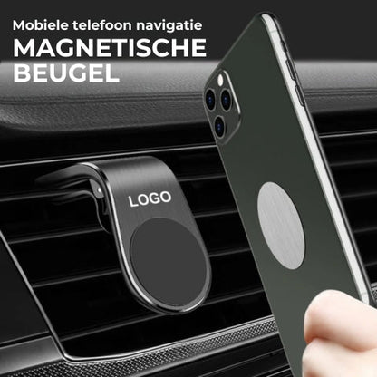Compacte Magnetische Telefoonhouder – Veilig en Stijlvol Rijden