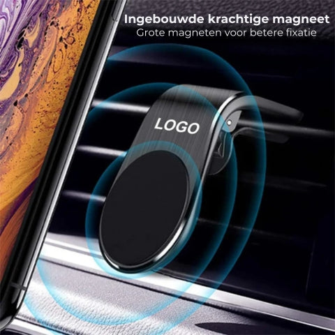 Compacte Magnetische Telefoonhouder – Veilig en Stijlvol Rijden