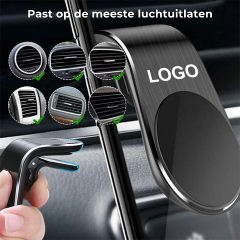 Compacte Magnetische Telefoonhouder – Veilig en Stijlvol Rijden