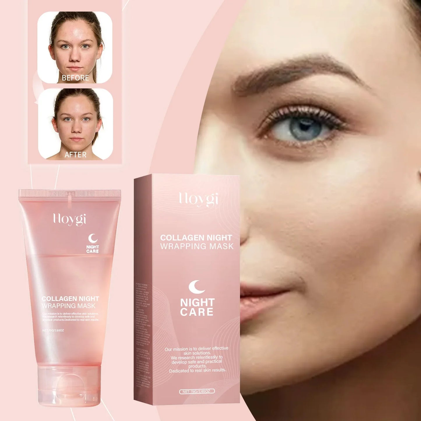 VelouraSkin™ – Nachtmasker met collageen voor een zijdezachte huid