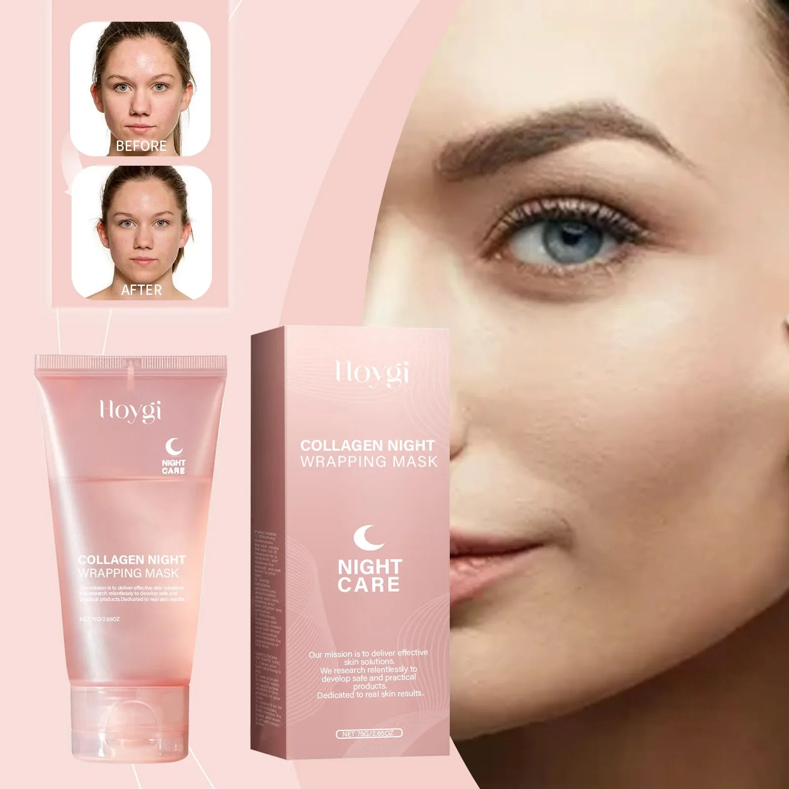 VelouraSkin™ – Nachtmasker met collageen voor een zijdezachte huid
