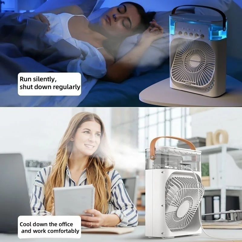 HydroBreeze™ — 3-in-1 koeling met stijl en comfort