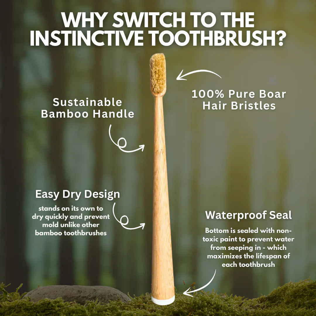 Nura™ Bamboo Brush – De tandenborstel die je lichaam écht beschermt
