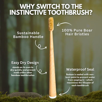 Nura™ Bamboo Brush – De tandenborstel die je lichaam écht beschermt