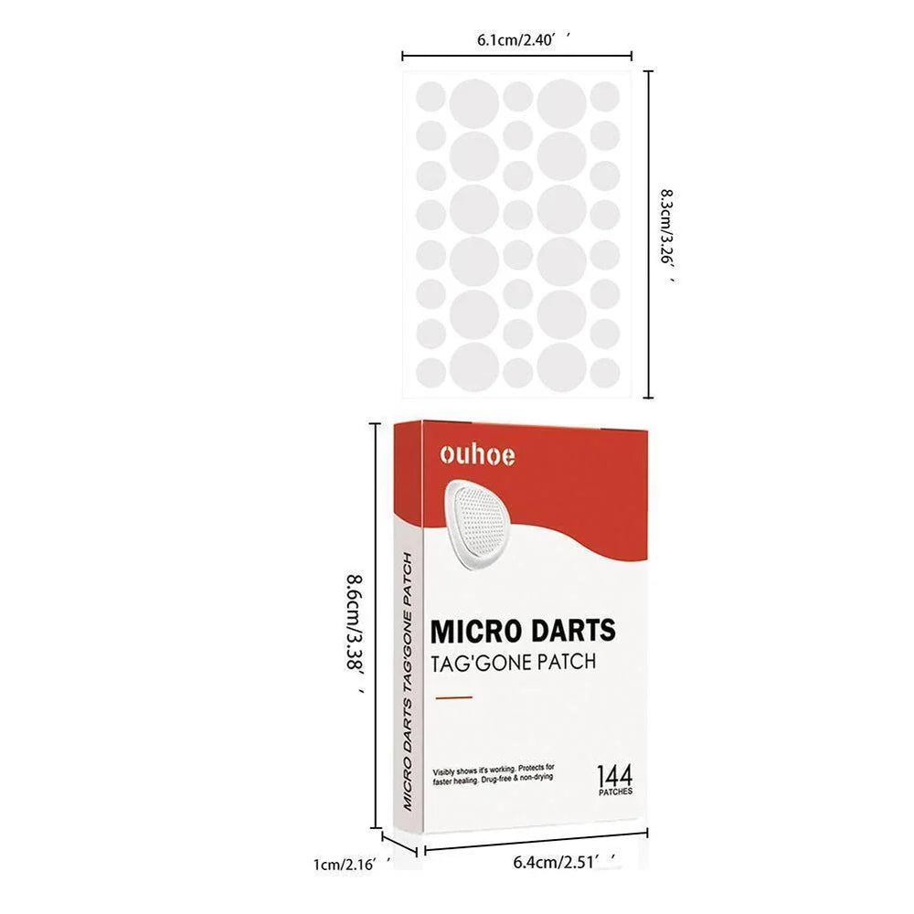 DermaDot™ MicroDarts – Pijnvrije verwijdering van huidaanhangsels